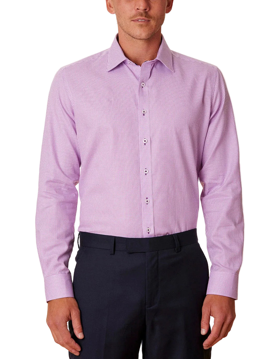 Abelard Palazzo Puppytooth Shirt - Classic Fit