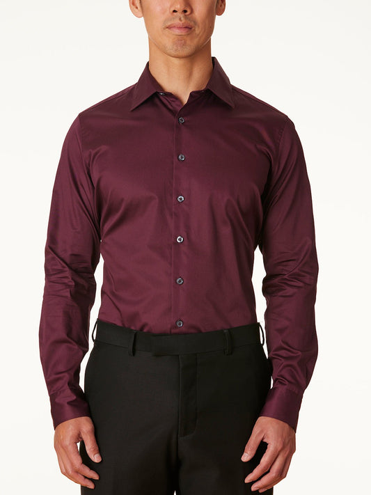 Abelard Spoltore Sateen Shirt - Slim Fit