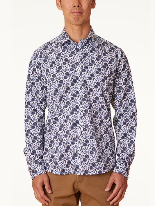 Abelard Tolentino Print Shirt - Slim Fit