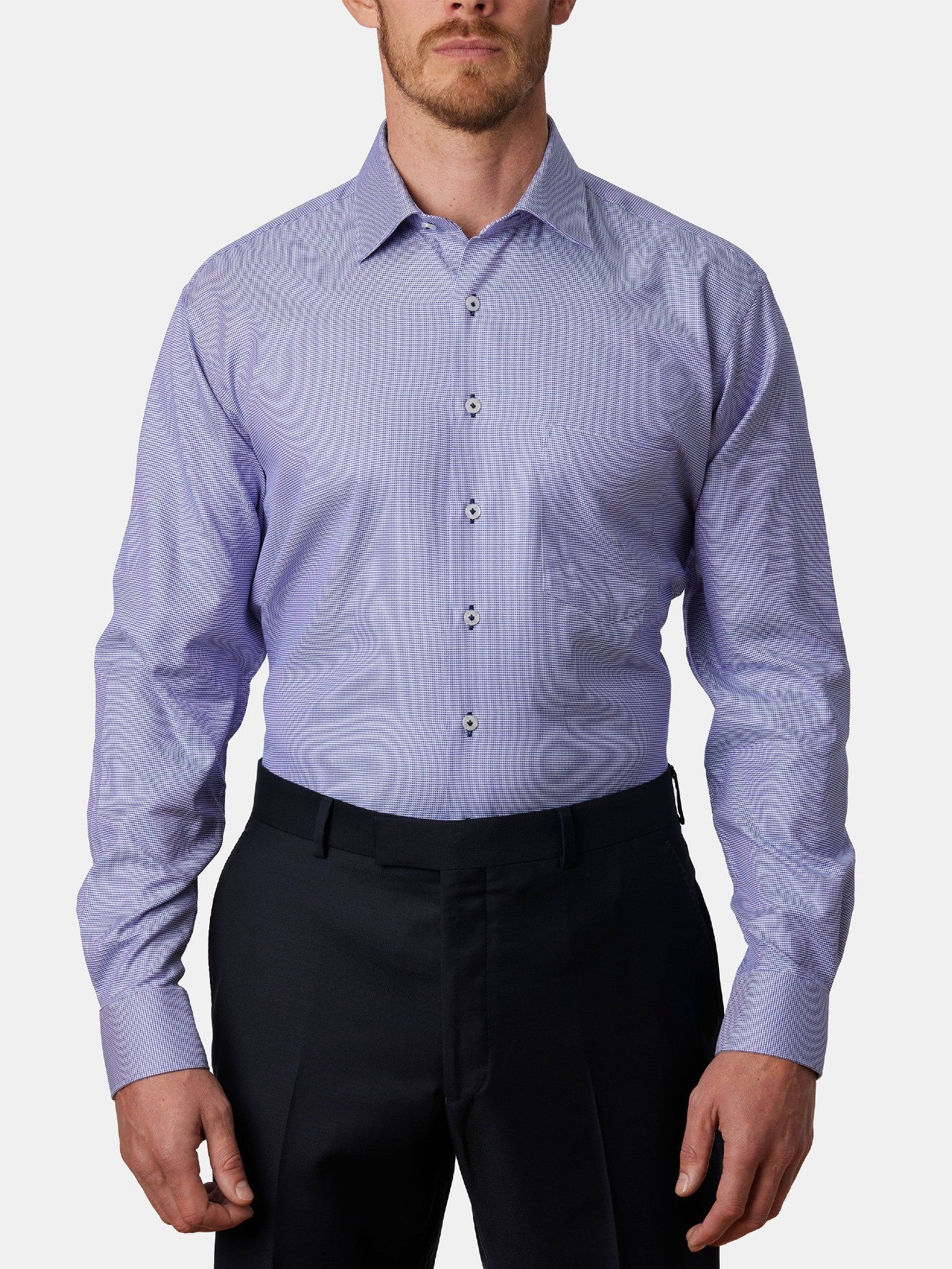 Abelard Verdon Puppytooth Shirt - Classic Fit