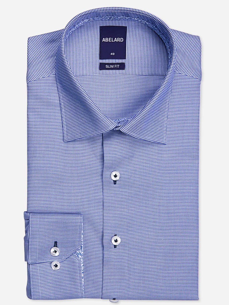 Abelard Verdon Puppytooth Shirt - Slim Fit