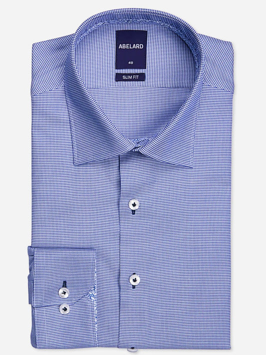 Abelard Verdon Puppytooth Shirt - Slim Fit