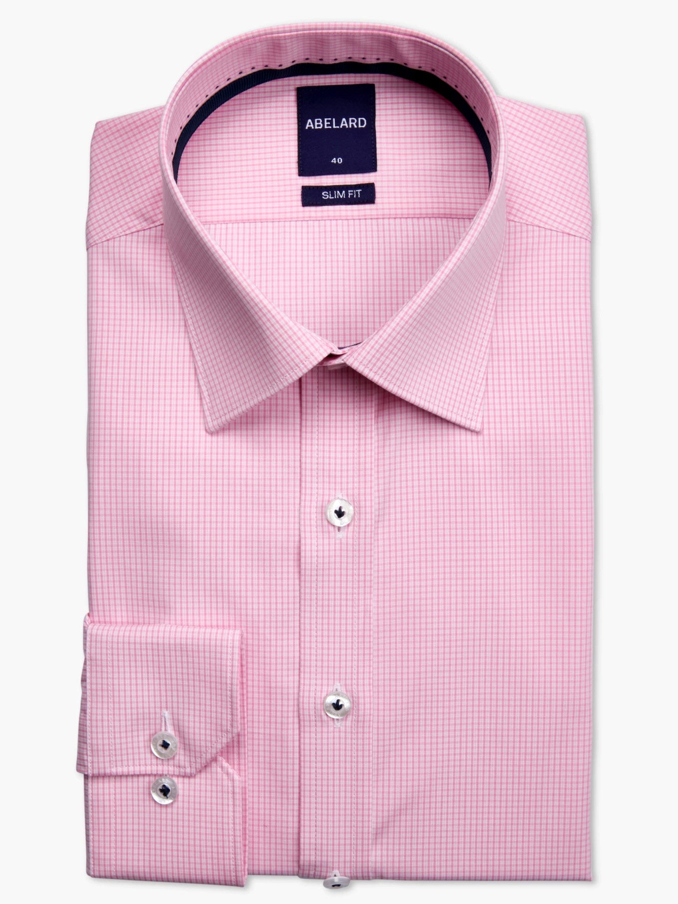 Abelard Peacock Check Shirt - Slim Fit