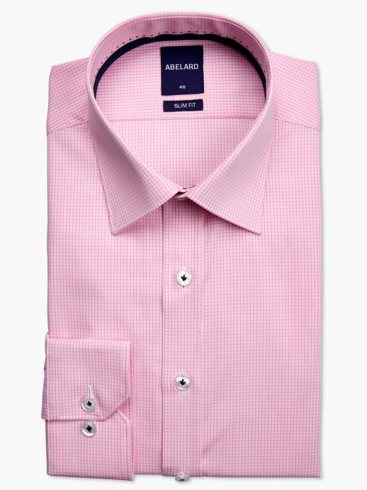 Abelard Peacock Check Shirt - Slim Fit