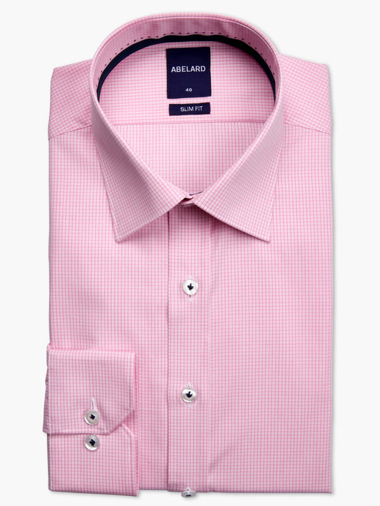 Abelard Peacock Check Shirt - Slim Fit