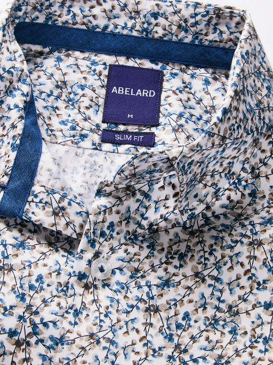 Abelard Fagiolini Print Shirt - Slim Fit