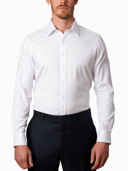 Abelard Asciutta Dobby Slim Fit Shirt