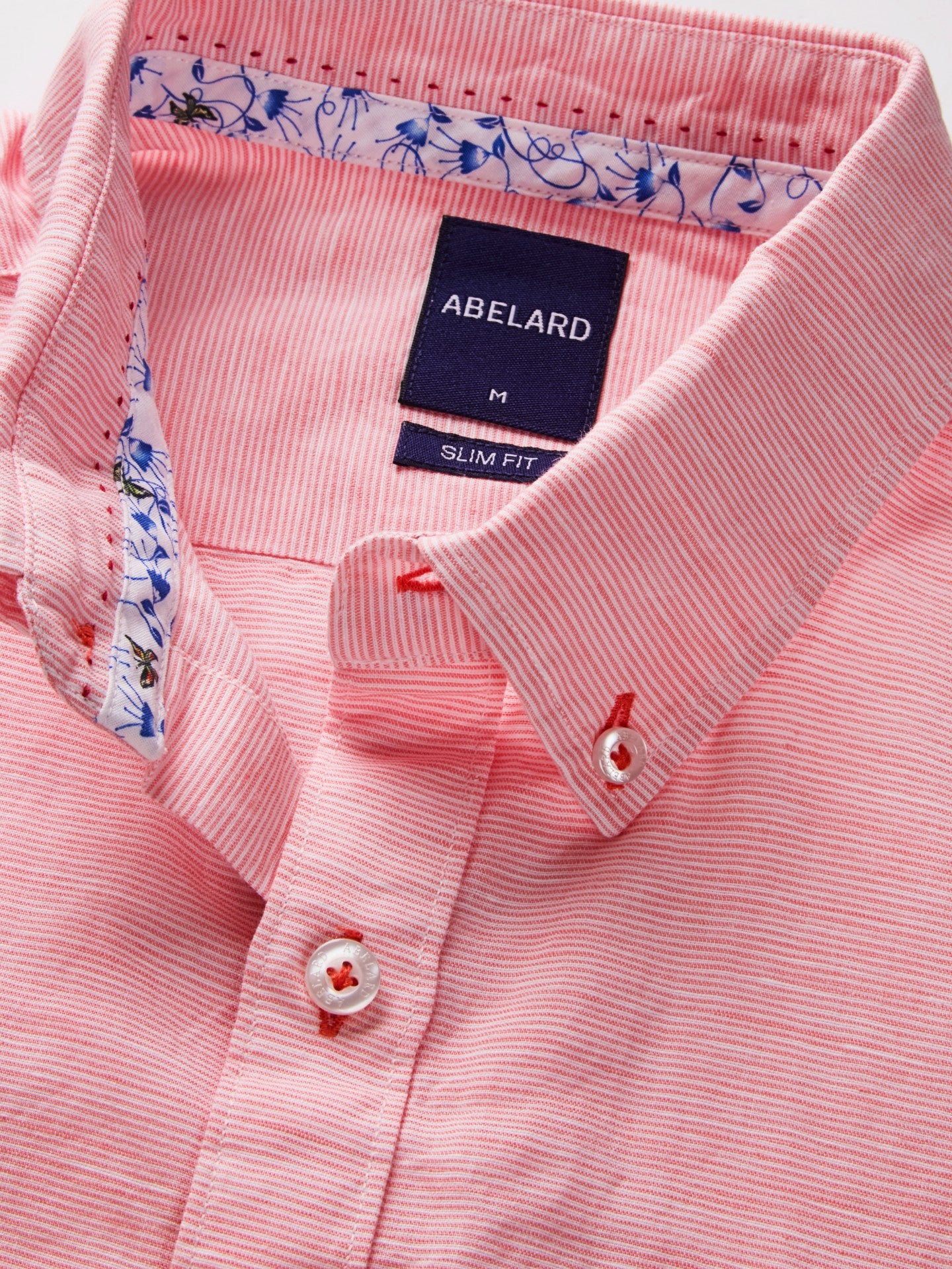 Abelard Mottle Linen SS Shirt - Classic Fit