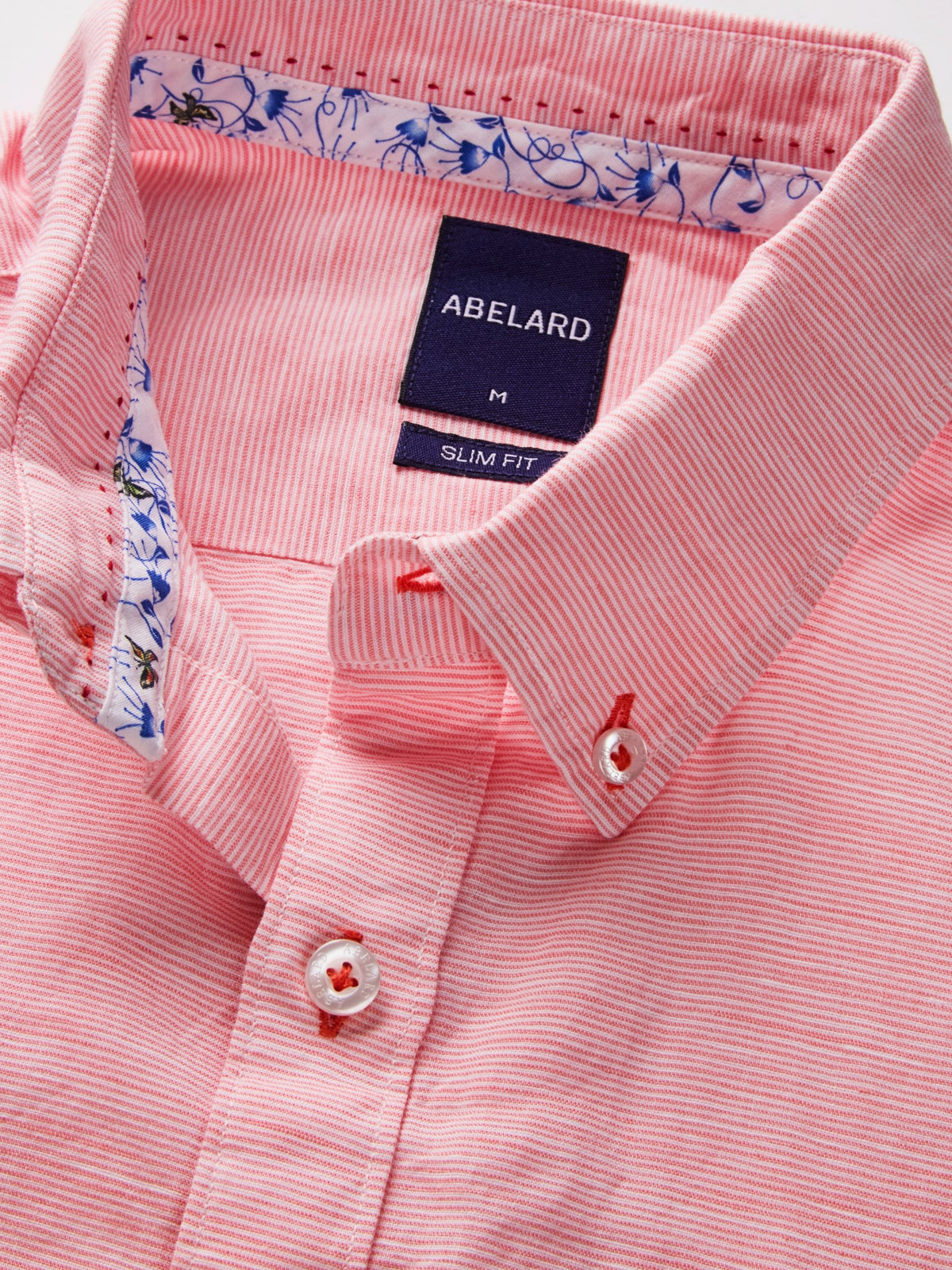 Abelard Mottle Linen SS Shirt - Classic Fit