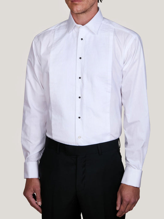 Abelard Classic Pleated Peak Collar Shirt