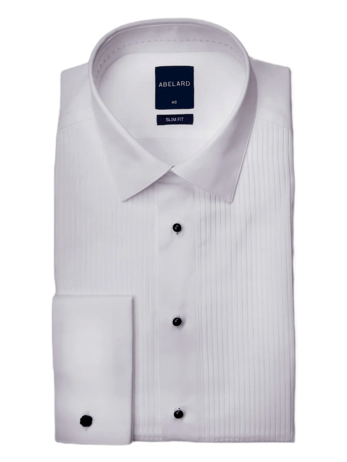 Abelard Slim Pleated Peak Collar Shirt