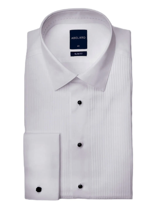 Abelard Slim Pleated Peak Collar Shirt
