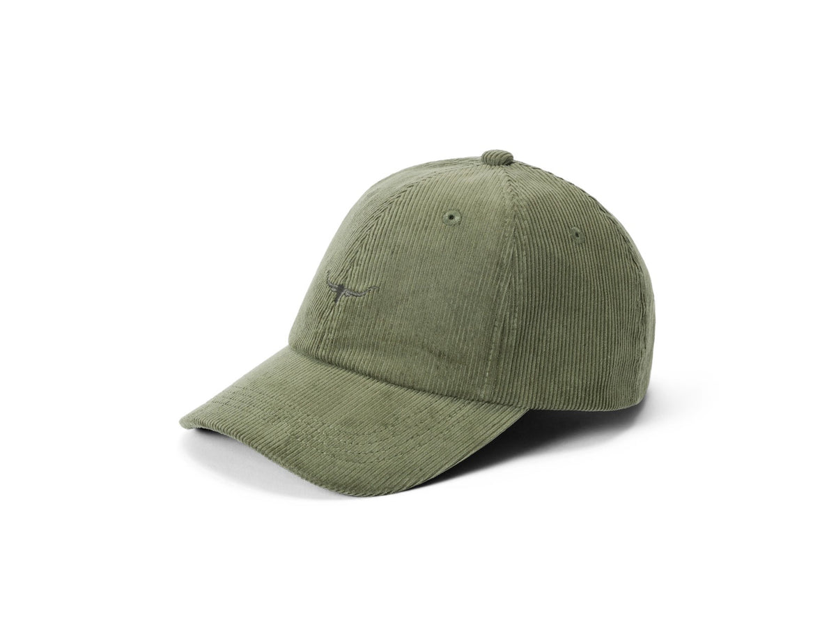 RM Williams W25 Mini Longhorn Cord Cap - Moss