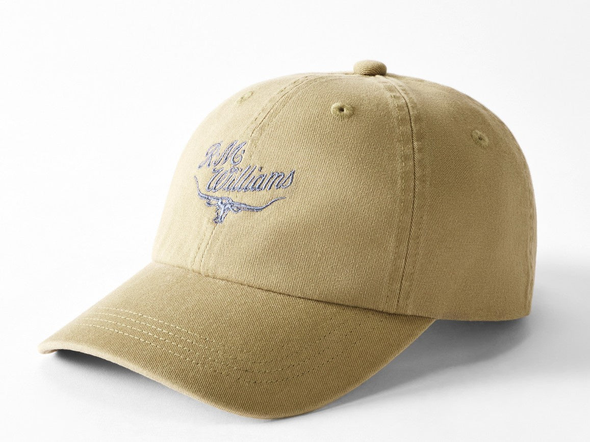 RM Williams S27 Script Longhorn Cap