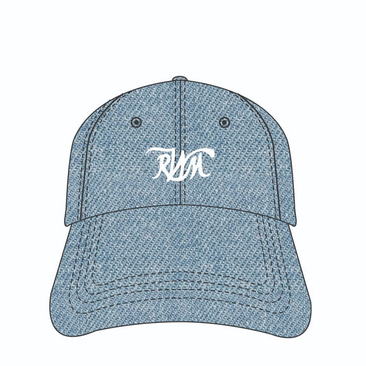 RM Williams S26 Cursive Twill Cap - Dark Indigo