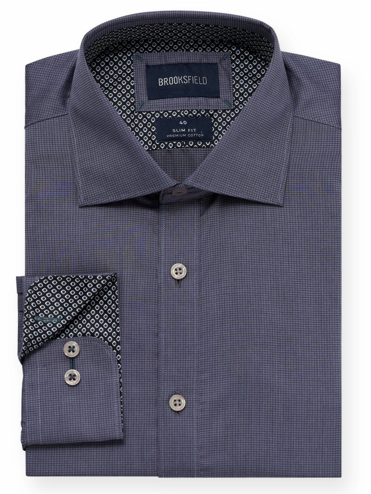 Brooksfield BFC2617 Cotton Dress Shirt