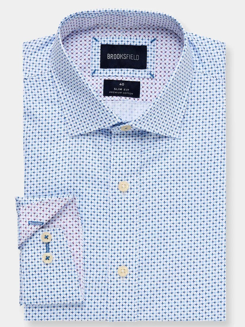 Brooksfield BFC2667 Luxe Printed Shirt