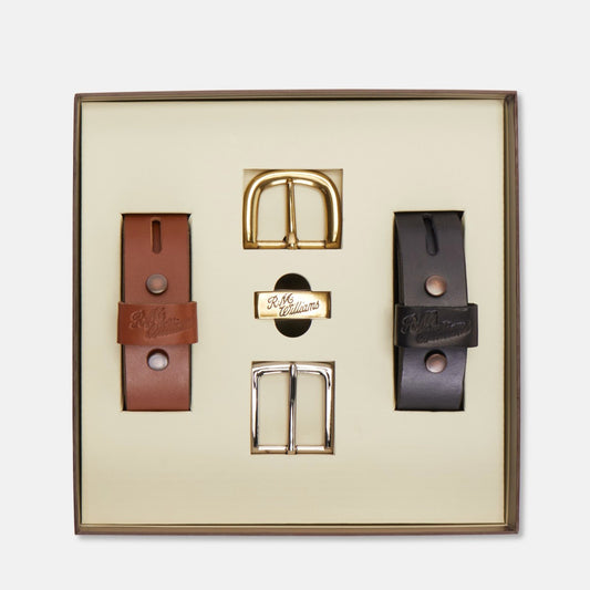 RM Williams S26 Belt Gift Set - Caramel