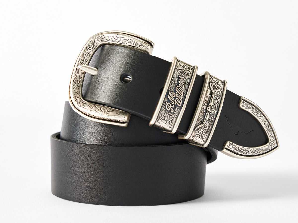 RM Williams S27 Rope Drover Belt