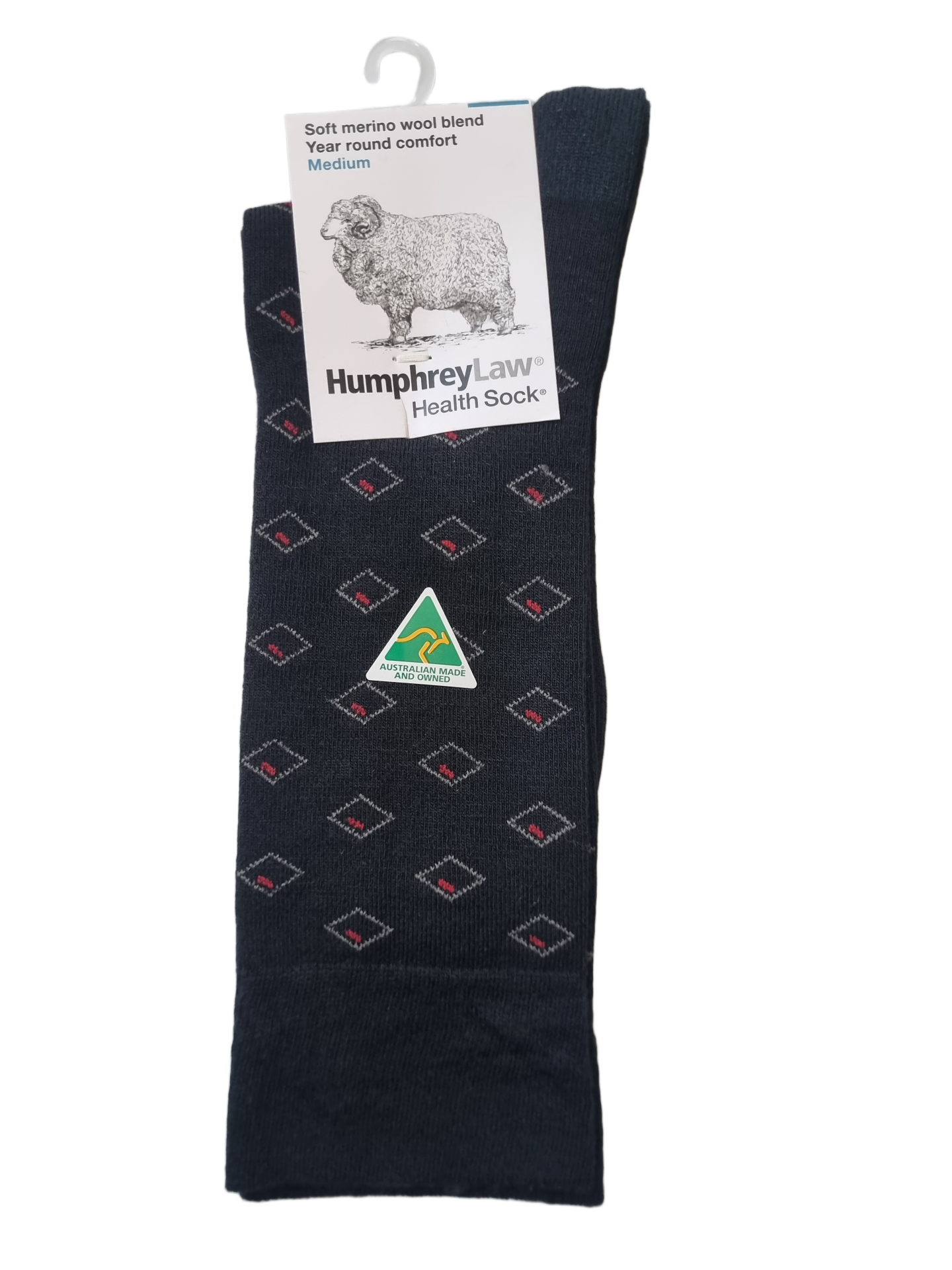 Humphrey Law Diamond Eye Health Sock