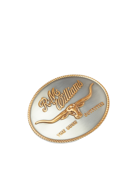 RM Williams Logo Buckle