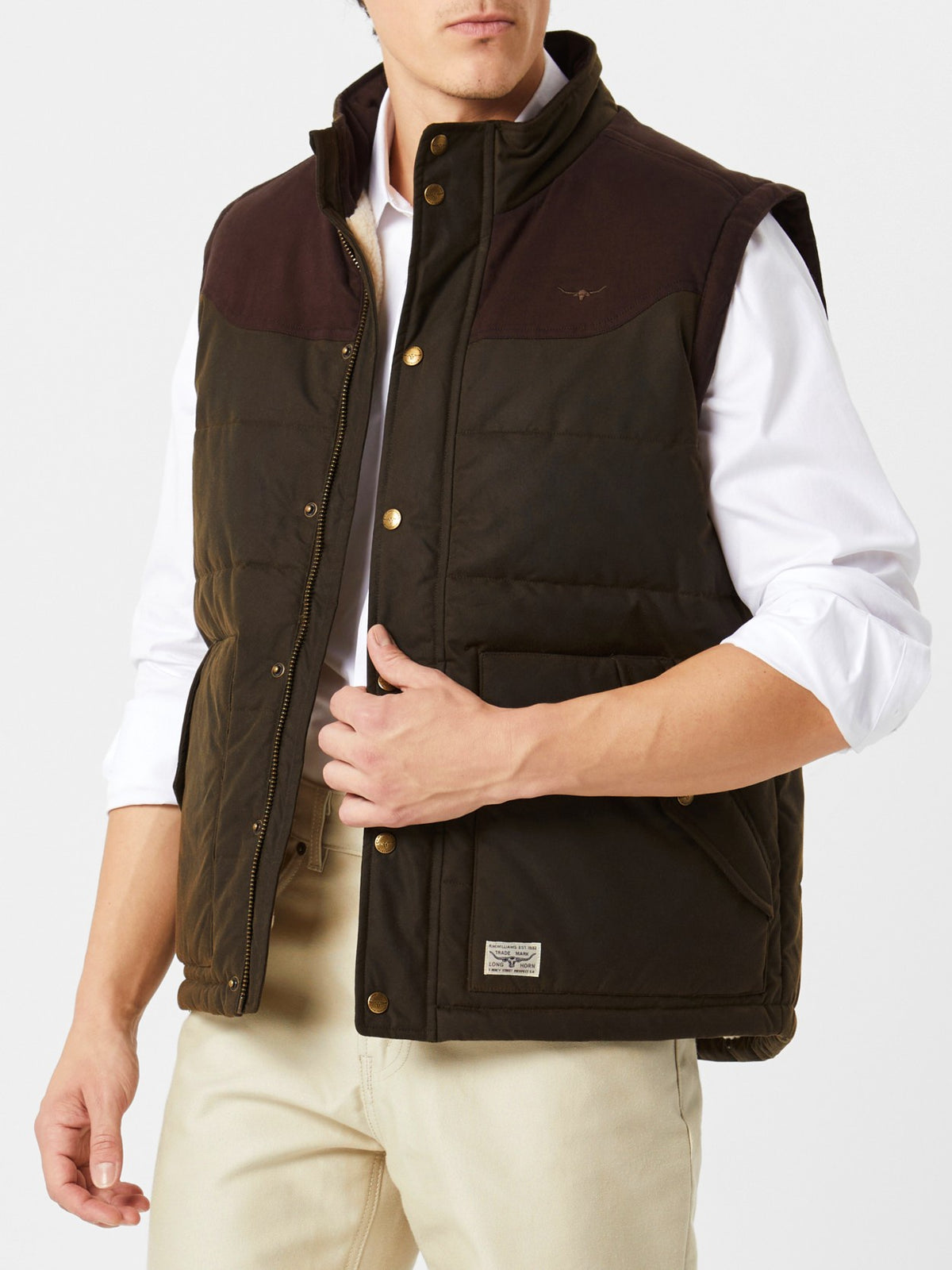 RM Williams W26 Yambulla Waxed Vest