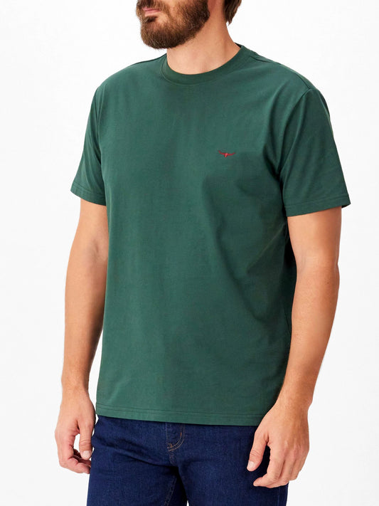 RM Williams S26 Parson T Shirt - Pine