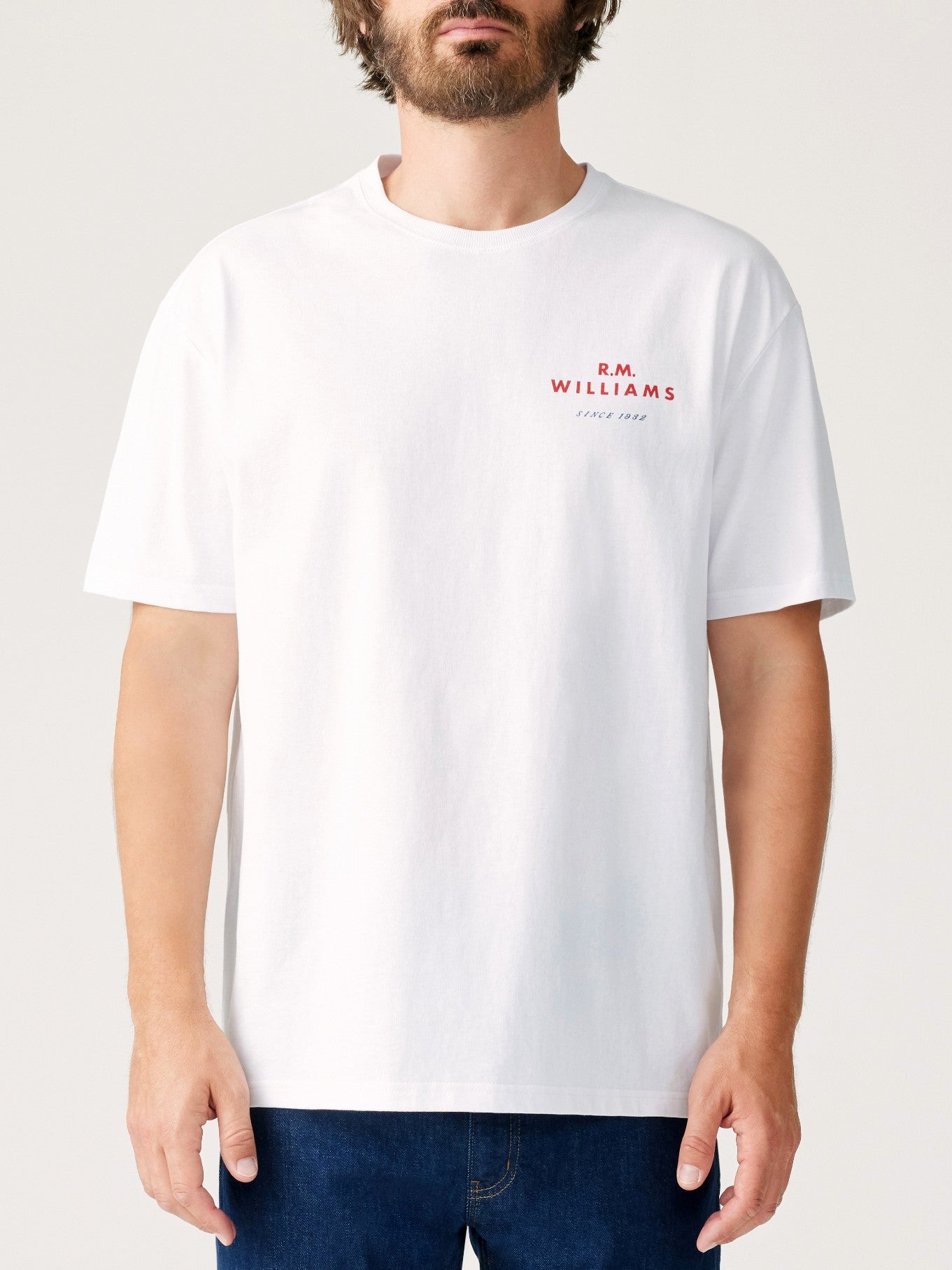 RM Williams S25 Menu Tee - White