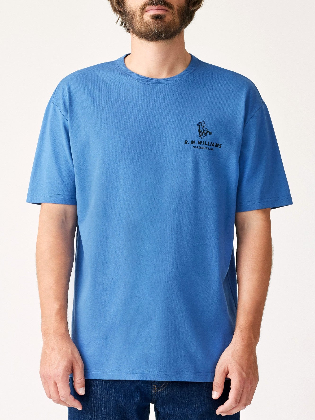 RM Williams S25 Banner Tee - French Navy