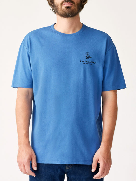 RM Williams S25 Banner Tee - French Navy