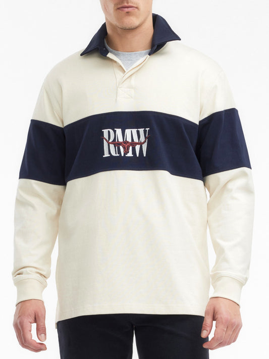 RM Williams S27 Heritage Panel Rugby Jersey