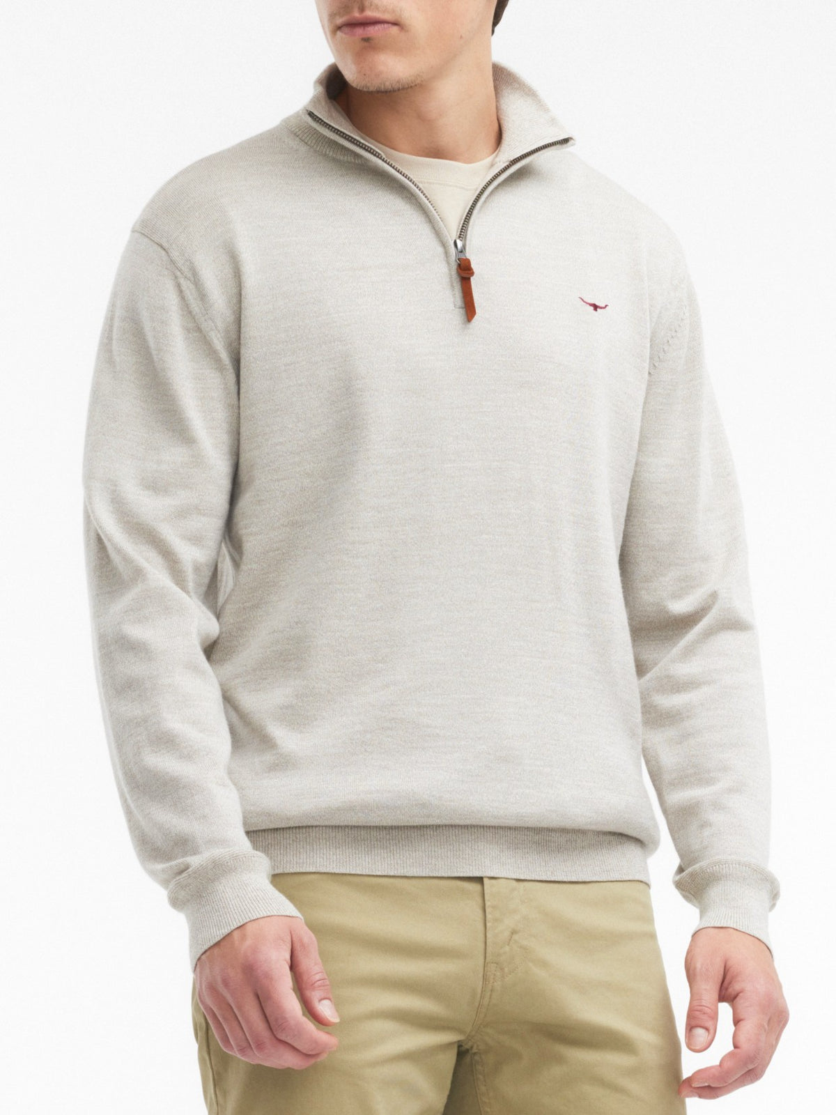 RM Williams S27 Ernest Qtr Zip Knit