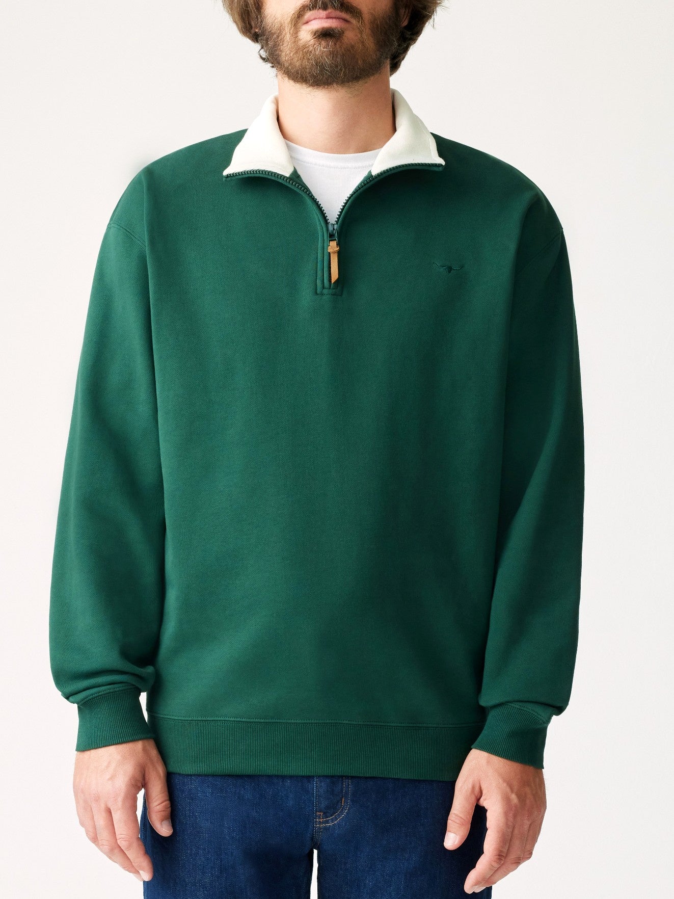 RM Williams S25 Mulyungarie Fleece - Bottle Green