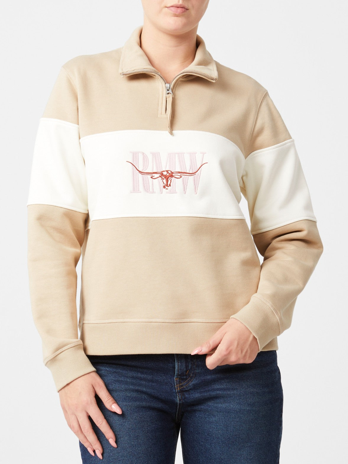 RM Williams W26 Trickett Panel Sweatshirt