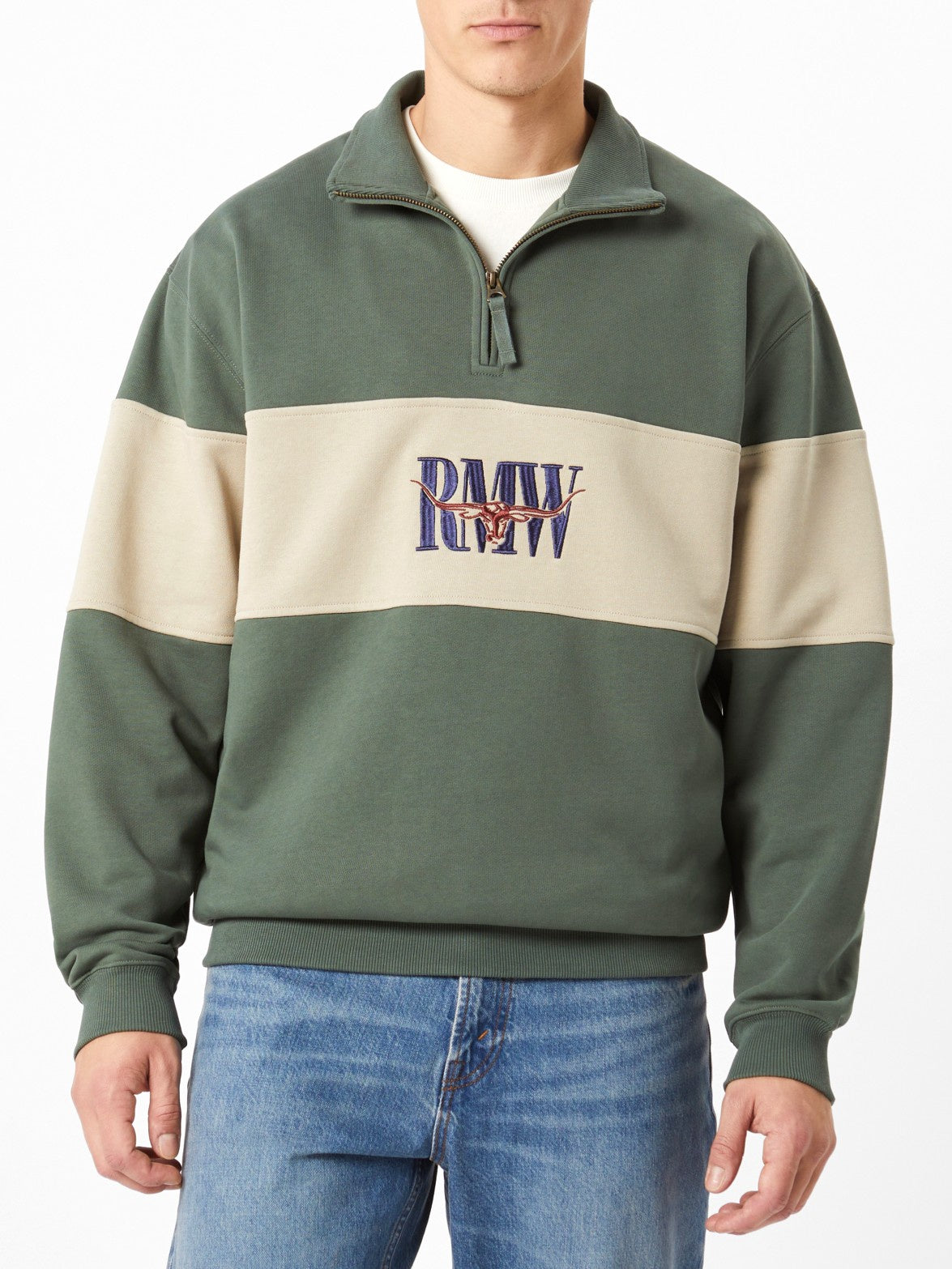 RM Williams W26 Heritage 1/4 Zip Sweatshirt