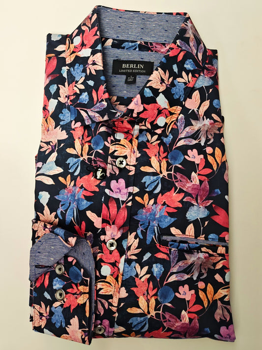Berlin S25 L474 Bright Floral Shirt