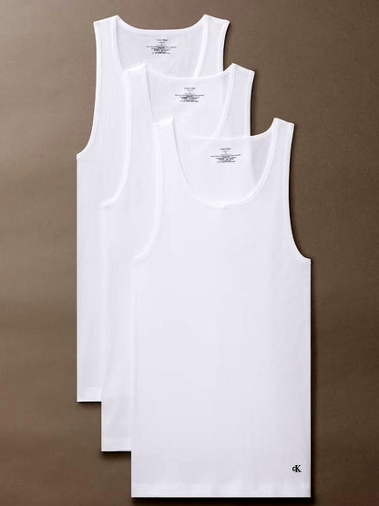 Calvin Klein Cotton Classics Singlets - 3 Pack