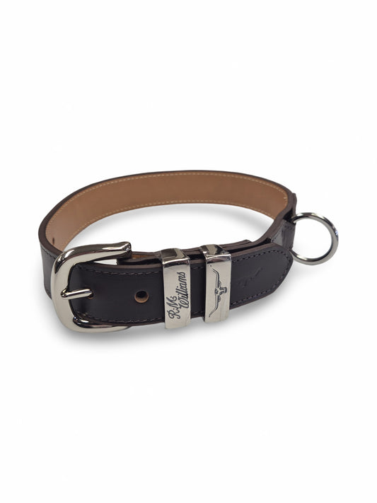 RM Williams W24 Drover Rum Dog Collar