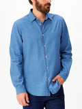 RM Williams W26 Arno Regular Indigo Shirt