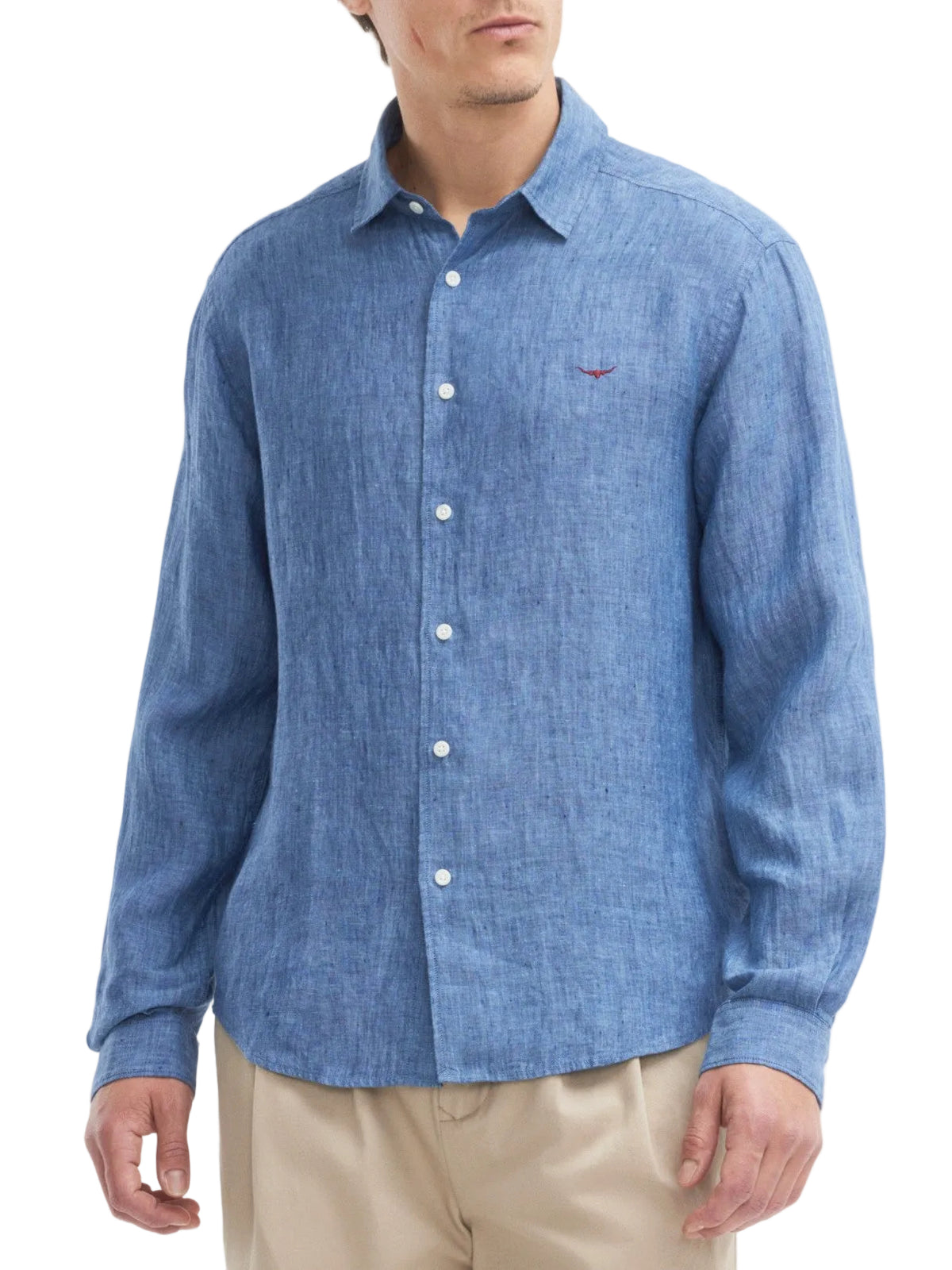 RM Williams S27 Newman LS Linen Shirt