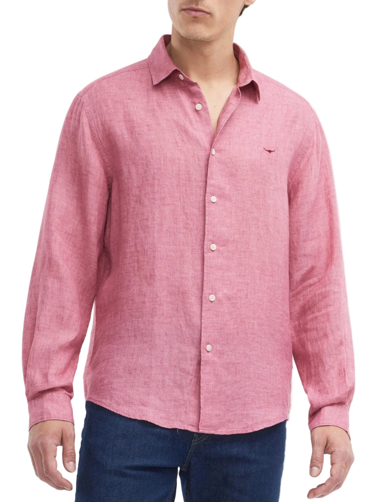 RM Williams S27 Newman LS Linen Shirt
