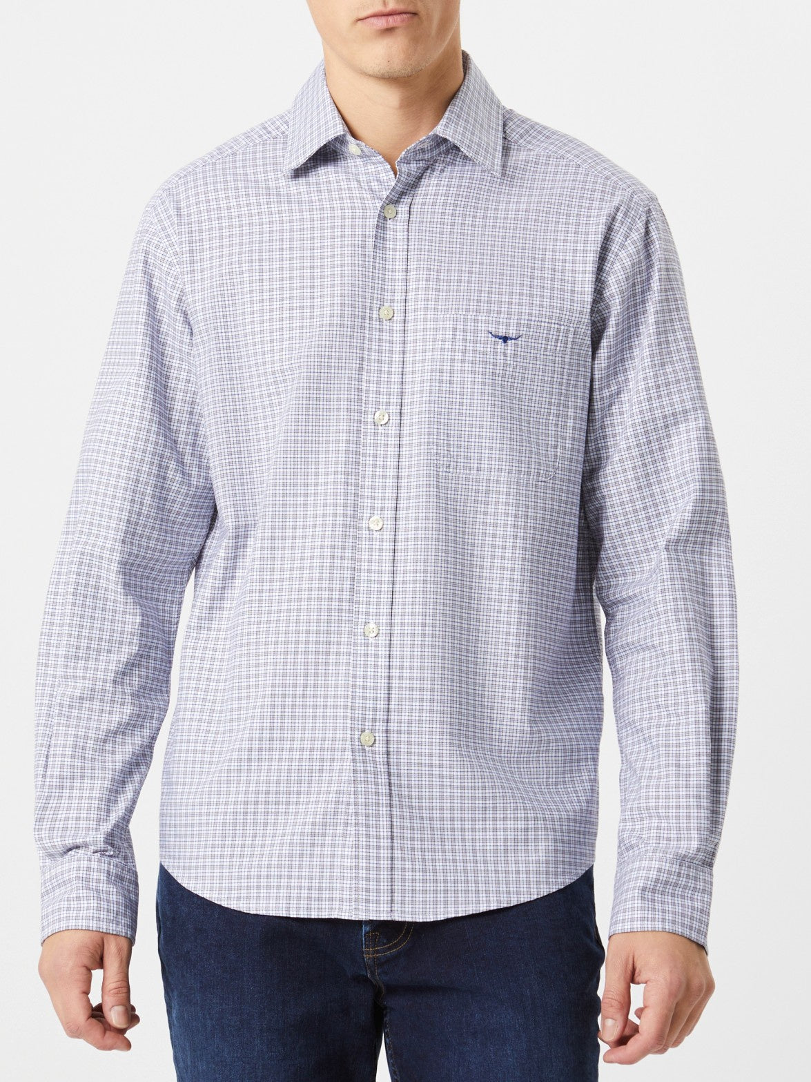 RM Williams W26 Kerrabee Twill Check Shirt
