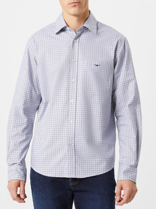 RM Williams W26 Kerrabee Twill Check Shirt