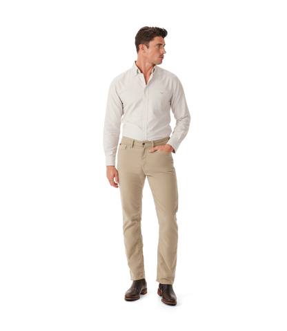 RM Williams Ramco Twill Jeans - Buckskin