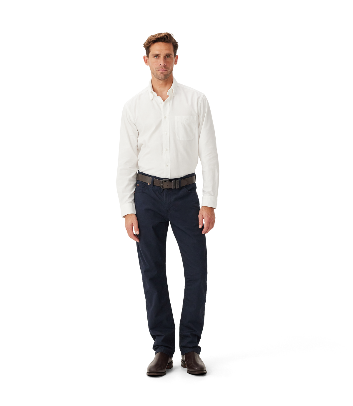 RM Williams Ramco Twill Jeans - Navy