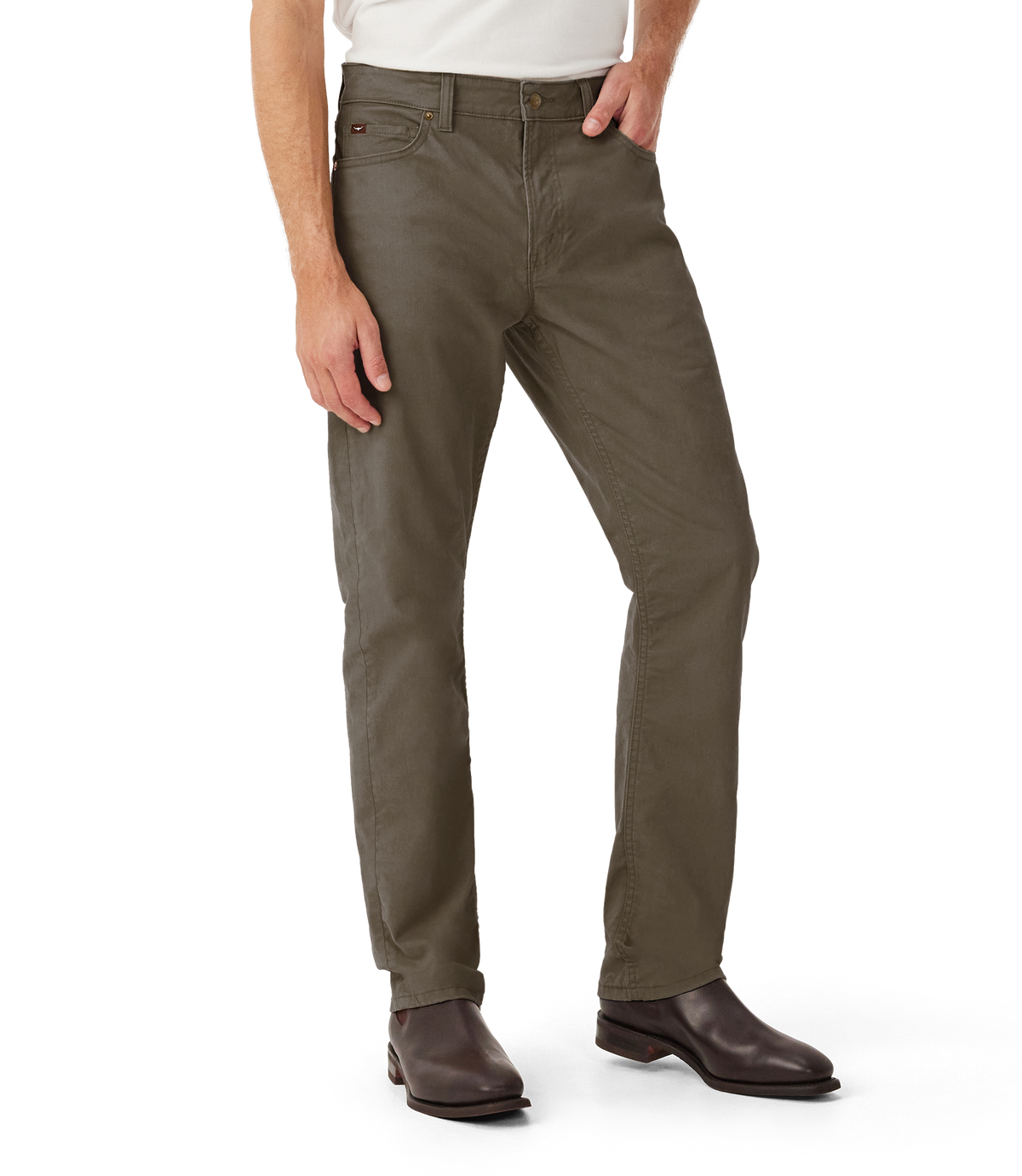 RM Williams Victor Stretch Twill Jean - Silt