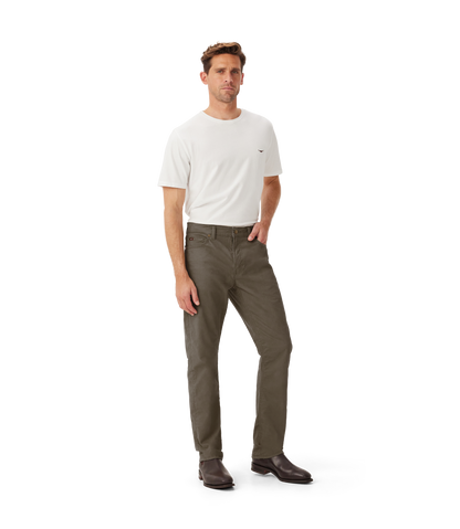 RM Williams Victor Stretch Twill Jean - Silt