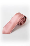 31 Salmon Satin Tie - Thomson's Suits Ltd - 26295