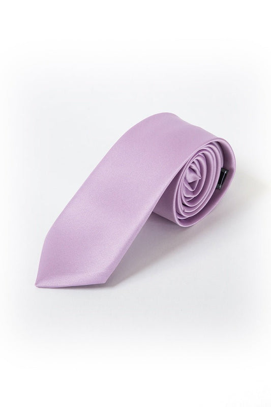 34 Lavender Satin Tie - Thomson's Suits Ltd - 26298