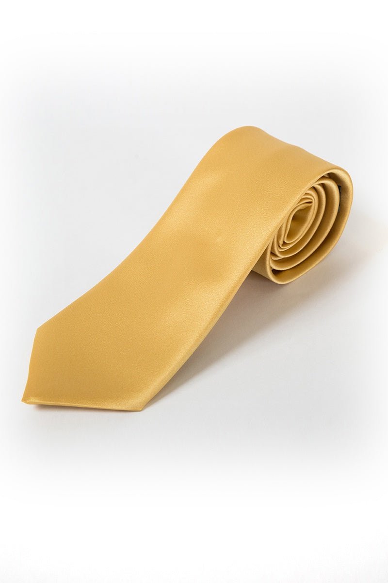 40 Sand Satin Tie - Thomson's Suits Ltd - 26304